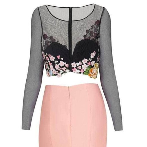 SALE Tarik Ediz 50004 Evening Dresses PEACH NECTAR Size 6 - Picture 5 of 9